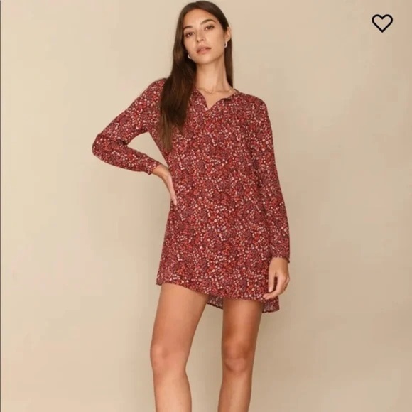 Reformation | Helena Cotswold Dress | Women's Sz Medium | Floral Tie Front - Picture 1 of 8